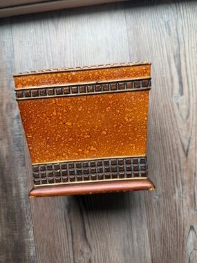 Orange Decorative Bathroom Accessory - Wash Cloth Holder